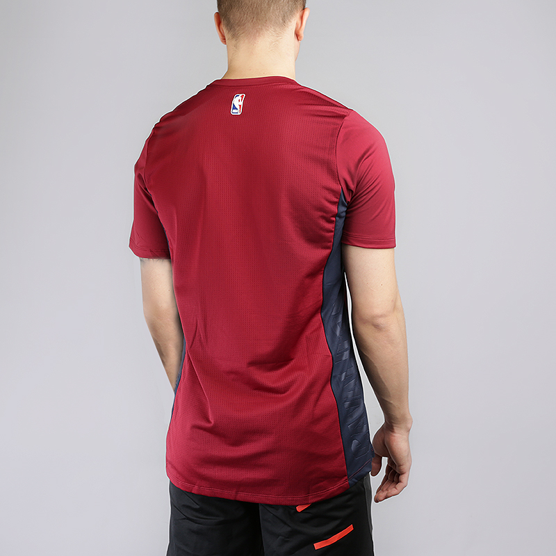 Мужская футболка Nike Cleveland Cavaliers Hyper Elite Short-Sleeve NBA Top (856517-677)  - цена, описание, фото 4